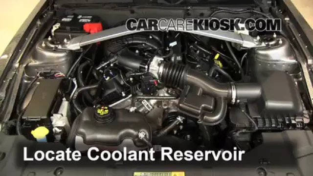 2013 Ford Mustang 3.7L V6 Convertible Coolant (Antifreeze) Add Coolant